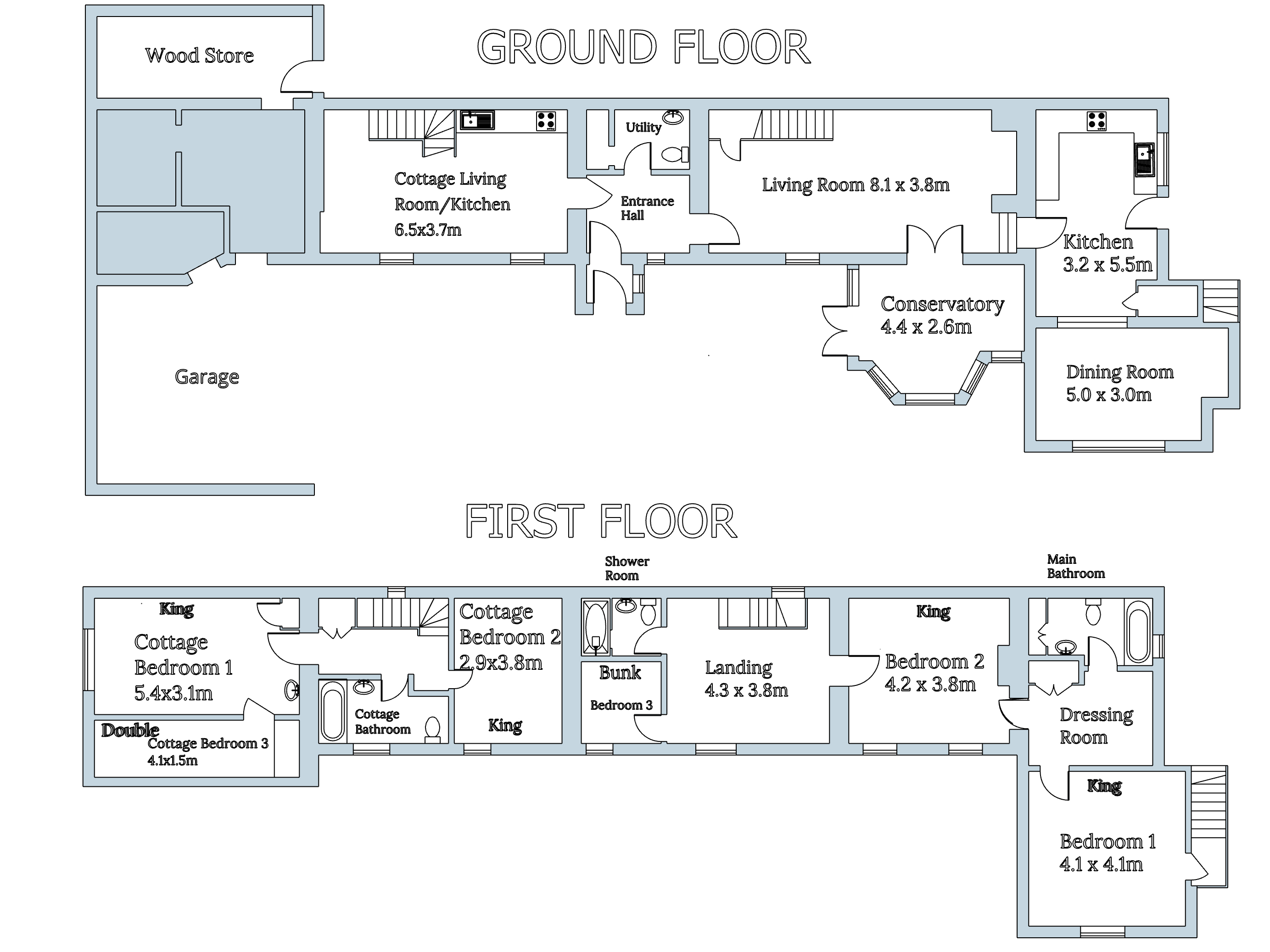 Brynhyrfyd floor plan