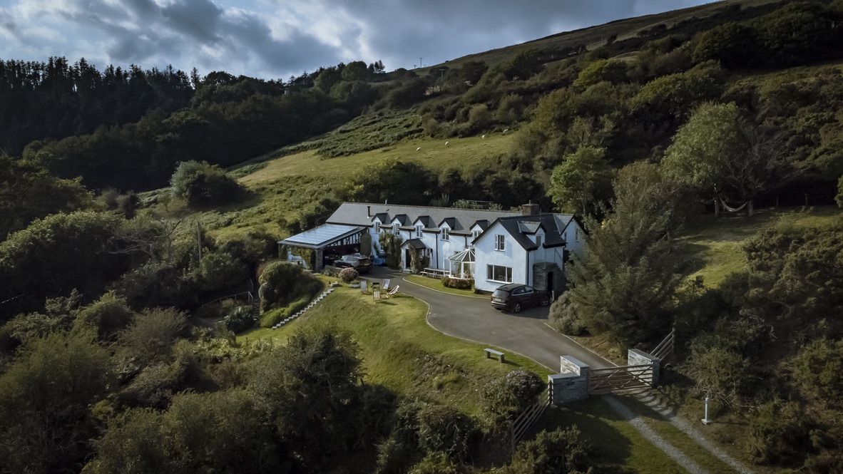 Aerial view of Brynhyfryd